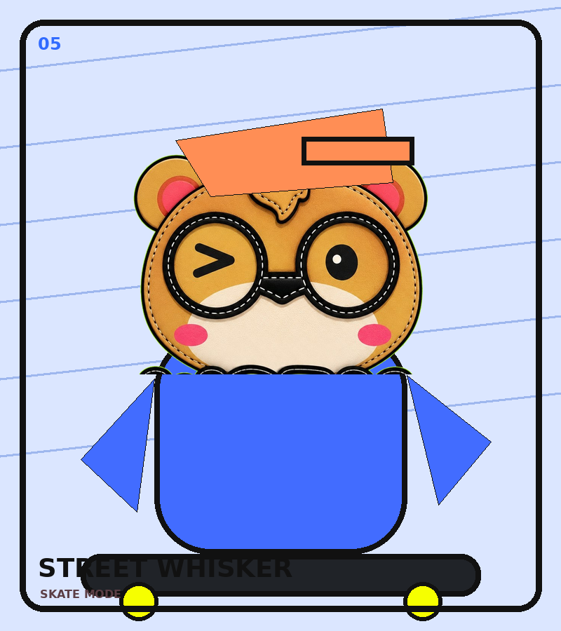 Meow Meow skater character
